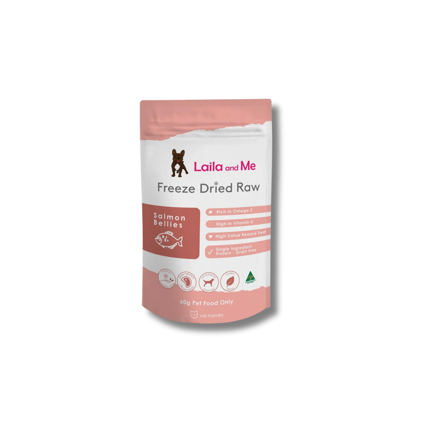 Freeze Dried Raw Salmon Bellies