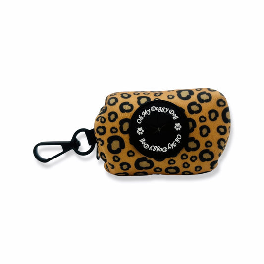 WILD ONES - LEOPARD PRINT: Poopbag Holder